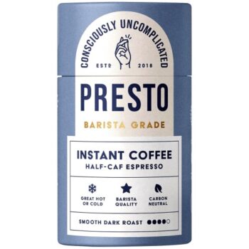Presto Half Caf Barista Grade Instant Coffee