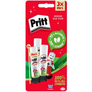 Pritt Glue Stick Value Pack (3 x 11g)