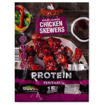 Protein Teriyaki Ready Cooked Chicken Skewers