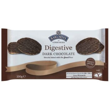Rakusen's Dark Chocolate Digestive Biscuits (200g)