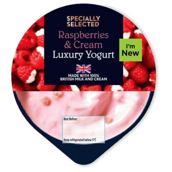 Raspberry & Cream Luxury Yogurt