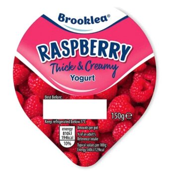 Raspberry Flavour Thick & Creamy Yogurt