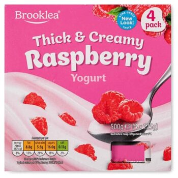 Raspberry Thick & Creamy Yogurt (4)