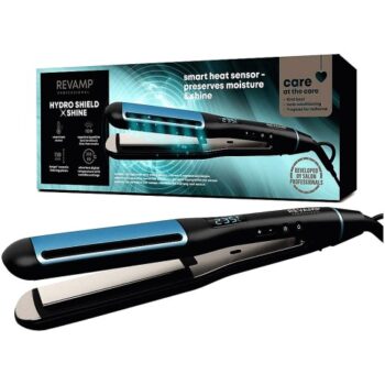 REVAMP Hydro Shield X Shine Ceramic Hair Straightener
