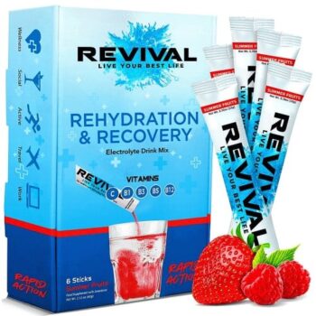 Revival Drinks Ltd Revival Rapid Rehydration Electrolyte Powder Sachet Summer Fruits (6)