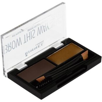 Rimmel Brow This Way Eyebrow Kit 004 Dark Brown