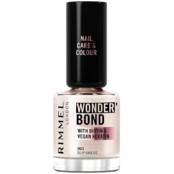 Rimmel Wonder'Bond Care + Colour Nail Polish 003 Slip Dress (12ml)