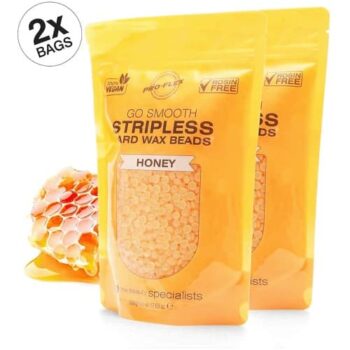 RIO Go Smooth Stripless Hard Wax Beads Honey 2 Bags (500g)