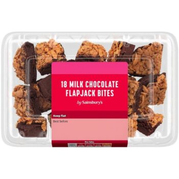 Sainsbury's 18 x Milk Chocolate Flapjack Mini Bites