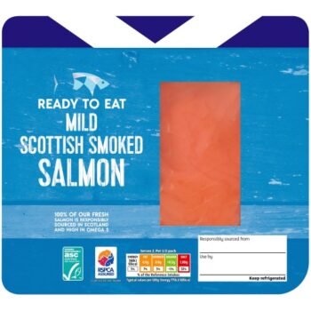 Sainsbury's ASC Scottish Mild Smoked Salmon (Ready to Eat) (100g)