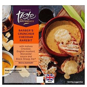Sainsbury's Barber's Cheddar Rarebit Bake Taste the Difference (150g)
