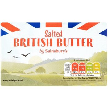 Sainsbury's British Butter Salted (500g)