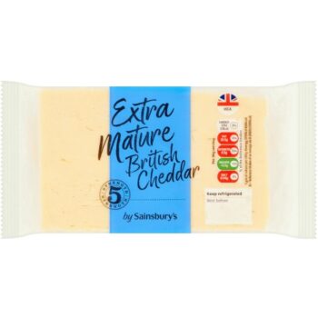 Sainsbury's British Extra Mature Cheddar Cheese (400g)