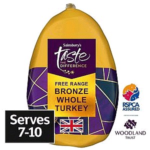 Sainsbury's British Free Range Bronze Turkey Taste the Difference