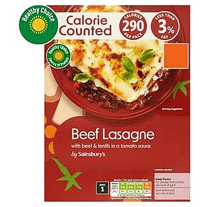 Sainsbury's Calorie Counted Beef Lasagne (350g)