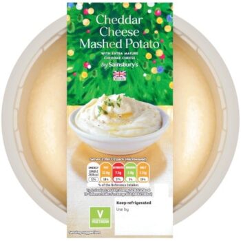 Sainsbury's Cheddar Mashed Potato (400g)