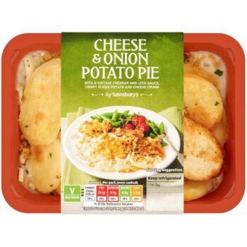 Sainsbury's Cheese & Onion Potato Pie (Serves 1) (400g)