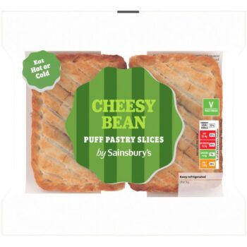 Sainsbury's Cheesy Bean Slices (2 x 300g)
