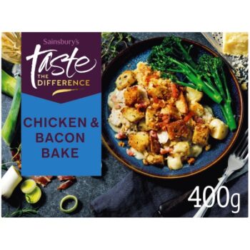 Sainsbury's Chicken & Bacon Bake Taste the Difference (Serves 1) (400g)