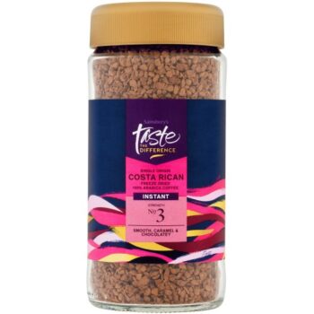 Sainsbury's Costa Rican Freeze Dried Instant Coffee Taste the Difference (100g)