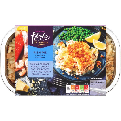 Sainsbury's Fish Pie Taste the Difference (Serves 2) (800g)
