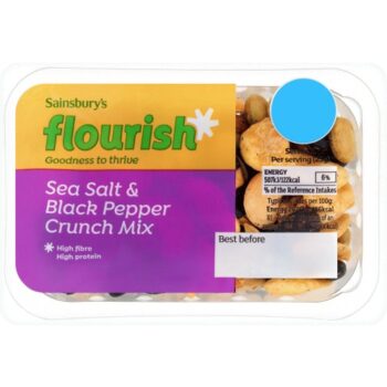 Sainsbury's Flourish Sea Salt & Black Pepper Crunch Mix (50g)