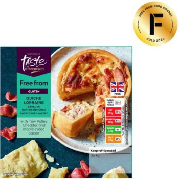 Sainsbury's Free From Quiche Lorraine Taste the Difference (170g)