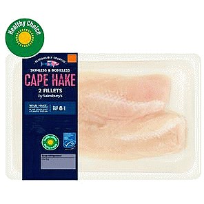Sainsbury's Hake Fillets (250g)