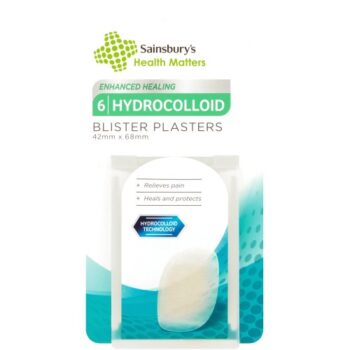 Sainsbury's Health Matters Hydrocolloid Blister Plasters (6)