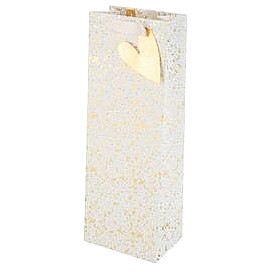 Sainsbury's Home Gold Speckle Bottle Gift Bag For Champagne Prosecco Wine