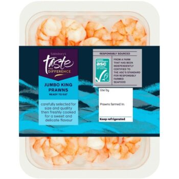 Sainsbury's Large King Prawns ASC Taste the Difference (150g)