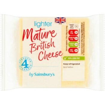 Sainsbury's Lighter Mature British Cheese (220g)