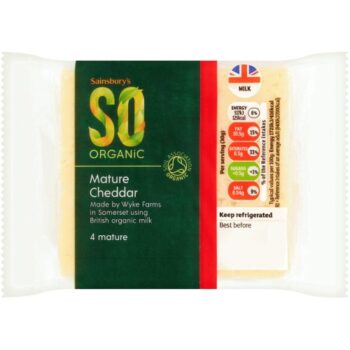 Sainsbury's Mature Cheddar Cheese SO Organic (270g)