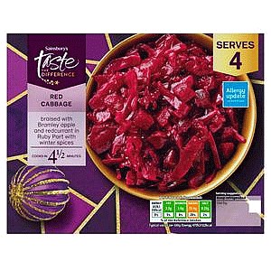 Sainsbury's Red Cabbage with Apple & Redcurrant Taste the Difference (600g)