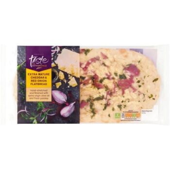 Sainsbury's Red Onion & Cheddar Flatbread Taste the Difference (255g)