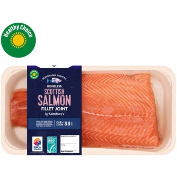 Sainsbury's Skin on ASC Scottish Salmon Fillet (500g)