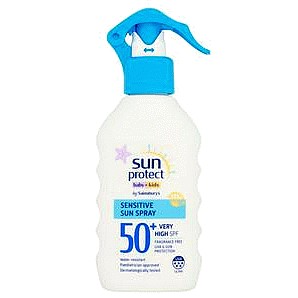 Sainsbury's Sun Protect Sensitive Sun Spray Very High 50+ SPF (200ml)