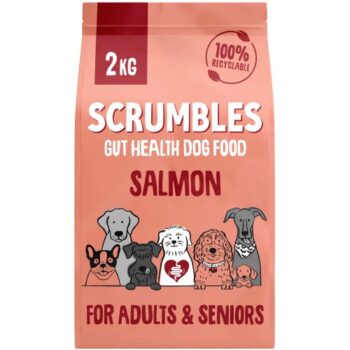 Scrumbles Grain Free Adult & Senior Salmon Dry Dog Food (2kg)