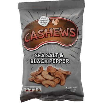 Sea Salt & Black Pepper Cashew Nuts (90g)