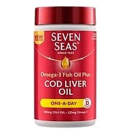 Seven Seas High Strength Cod Liver Oil Omega-3 120 Caps