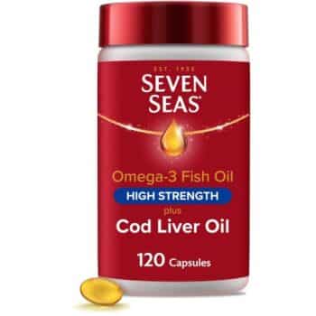 Seven Seas Omega-3 Fish Oil High Strength Plus Cod Liver Oil