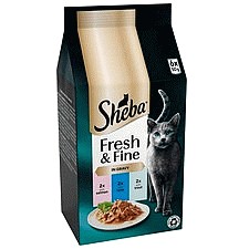 Sheba Fresh & Fine Cat Pouches Fish Collection in Jelly (6 x 50g)