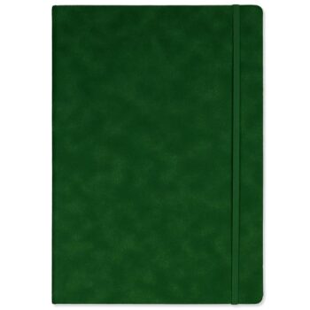 Sinclairs Silvine A4 Executive Soft Feel Notebook 160 Pages Green