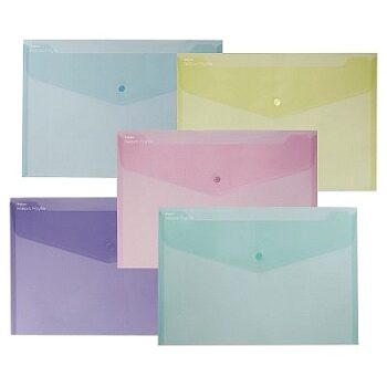 Snopake ReBorn Polyfile Foolscap A4 Assorted Each
