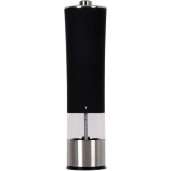 Soft Touch Electronic Salt and Pepper Mill Black