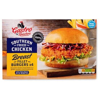 Southern Fried Chicken Breast Fillet Burgers (4)