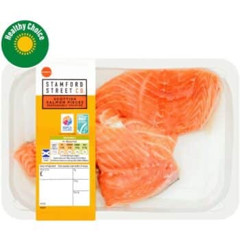 Stamford Street Co. Skin on ASC Scottish Salmon Pieces (Approx. 420g)