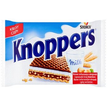 Storck Knoppers Milk & Nut Wafers (3 x 25g, 75g)