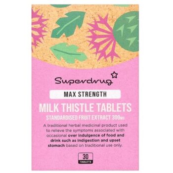 Superdrug Max Strength Milk Thistle (30)