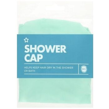 Superdrug Shower Cap Green